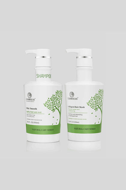 Set Xiaomoxuan Collagen: șampon și mască 550 ml